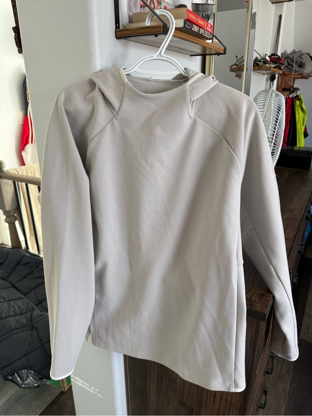Men's Lightweight Crewneck Hoodie Sweater - Light Gray. Lululemon